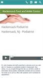 Mobile Screenshot of hackensackfootandankle.com